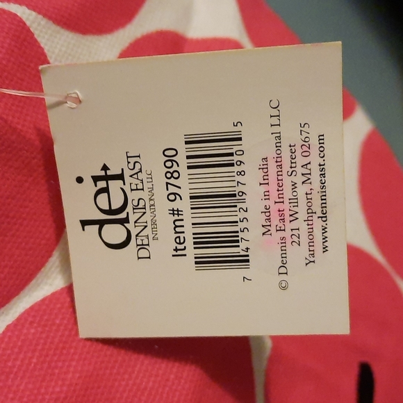 Embroidered Pink Cotton Polk-A-Dot Chef Kitchen Apron Cook Baker Chef - Picture 6 of 6